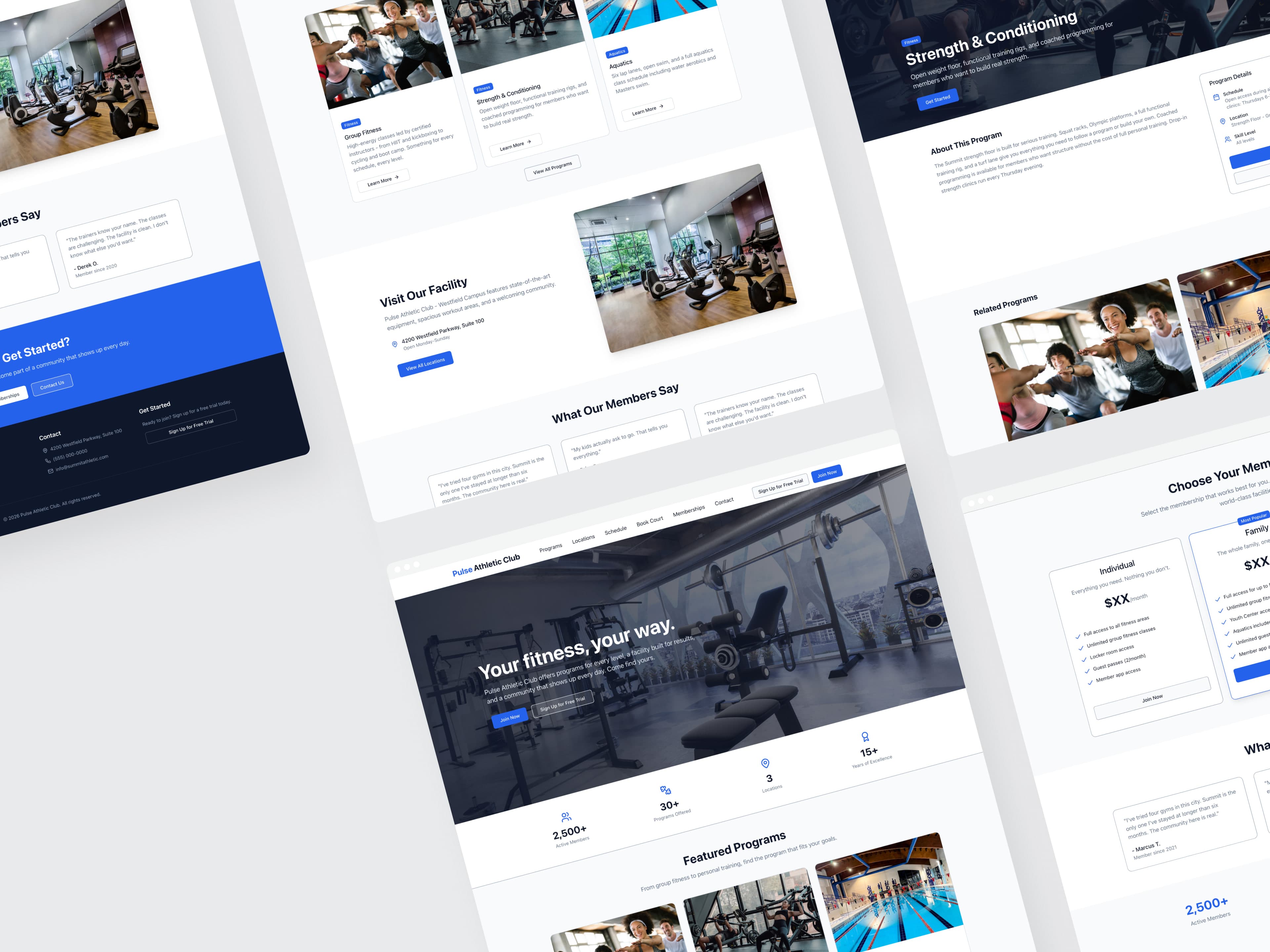 Pulse Athletic Club Theme