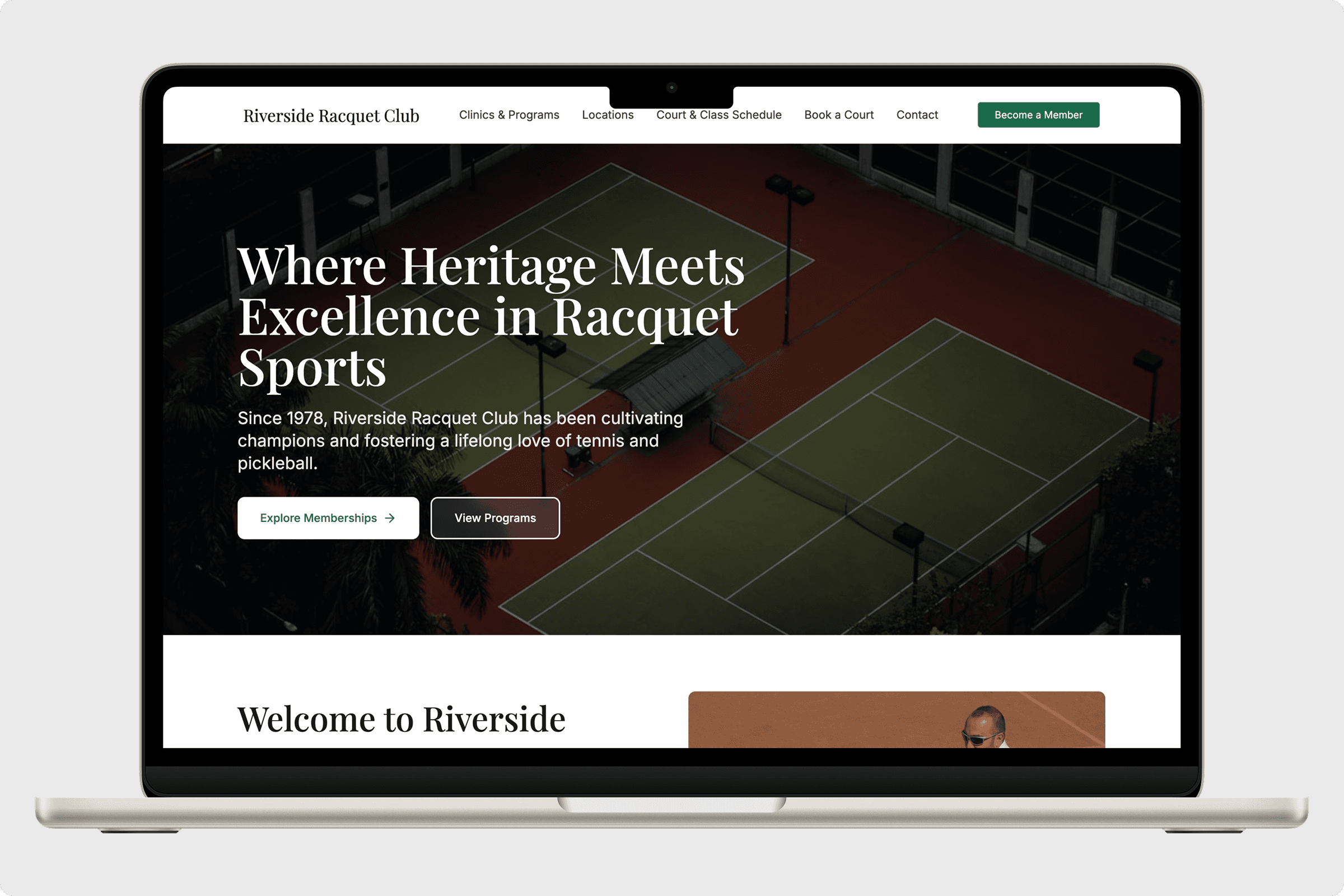 Riverside Raquet Club Theme