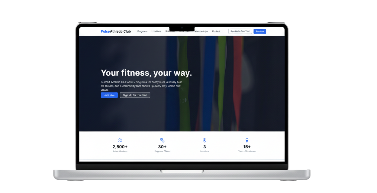 Pulse Athletic Club Theme