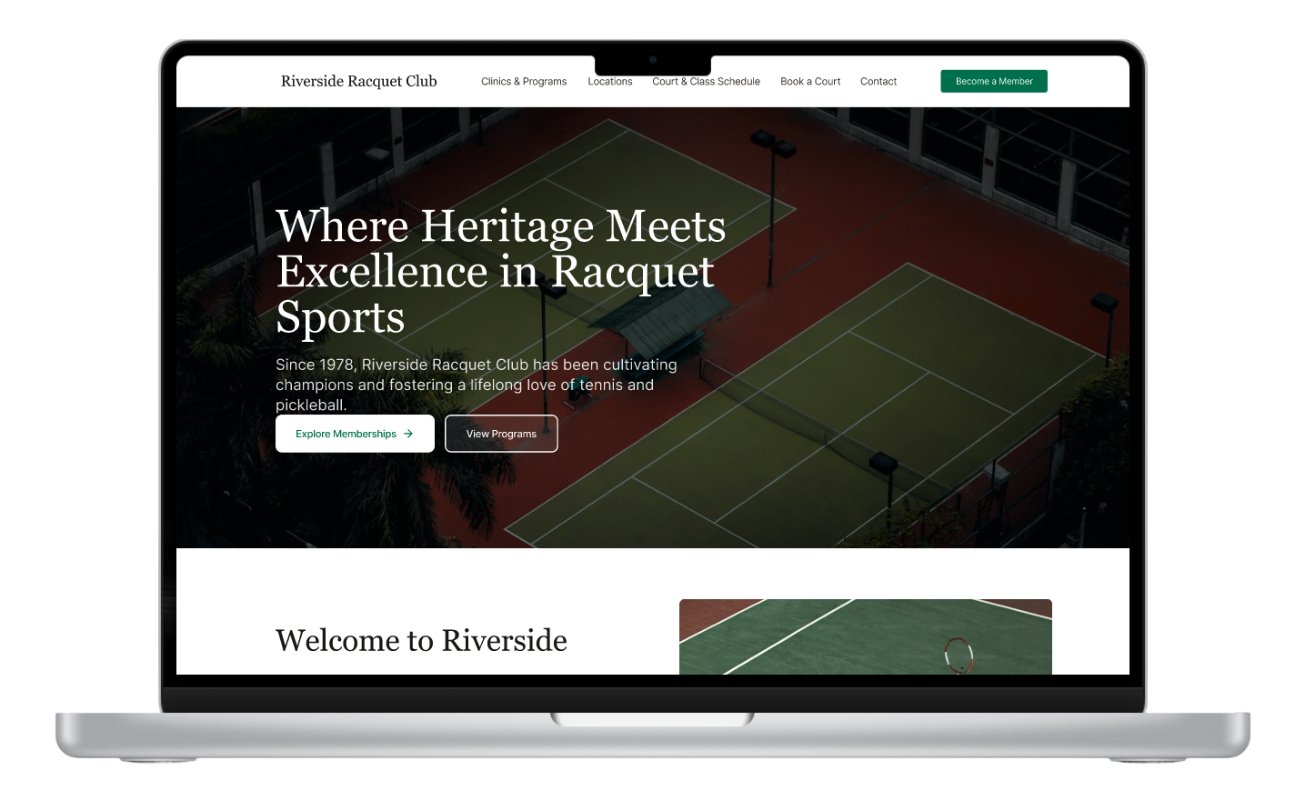 Riverside Raquet Club Theme