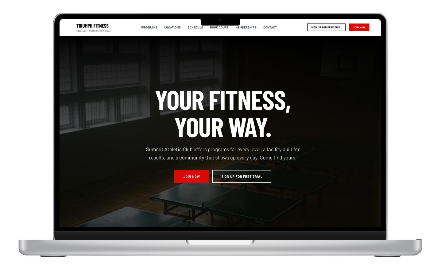 Triumph Fitness Theme